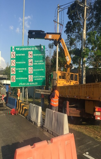 MAXIPISTAS DE PANAMA S.A SEÑALIZACIÓN DE TODOS LOS ENTRONQUES DEL CORREDOR NORTE - imagen 13